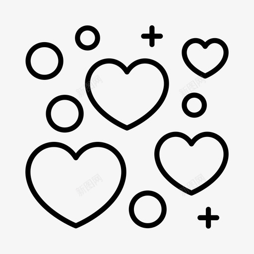 爱情庆祝仪式图标svg_新图网 https://ixintu.com 仪式 婚姻 婚礼 庆祝 心灵 爱情