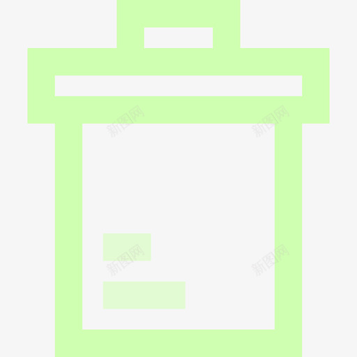 垃圾桶清洁22线性颜色图标svg_新图网 https://ixintu.com 垃圾桶 清洁22 线性颜色