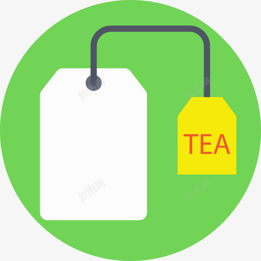 茶食物43平的图标svg_新图网 https://ixintu.com 平的 茶 食物43
