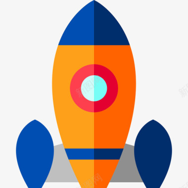 火箭发射科幻小说6平的图标图标