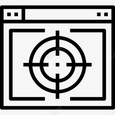 浏览器web浏览器和接口2线性图标图标