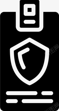 安全徽章警察保护图标图标