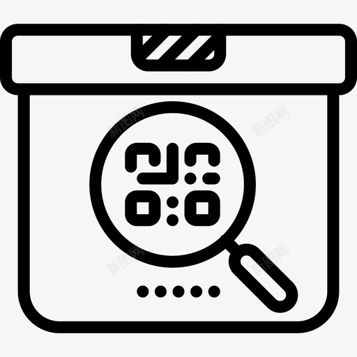 包装箱交货包装图标svg_新图网 https://ixintu.com 交货 产品 包装 包装箱 圆线图标运输和物流 装运