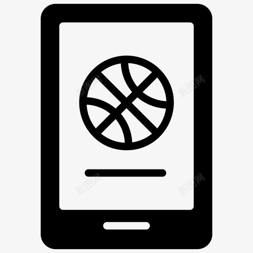 在线游戏篮球游戏电子游戏图标svg_新图网 https://ixintu.com 在线体育 在线游戏 游戏应用 电子游戏 移动 篮球字形矢量图标 篮球游戏