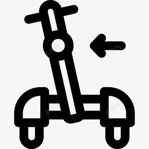 赛格威自平衡电动滑板车5直线型图标svg_新图网 https://ixintu.com 直线型 自平衡电动滑板车5 赛格威
