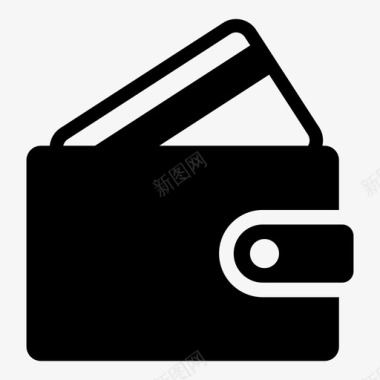 钱包银行卡信用卡图标图标