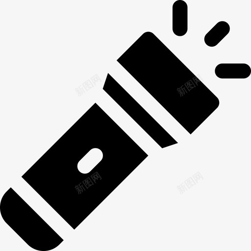手电筒考古学8填充图标svg_新图网 https://ixintu.com 填充 手电筒 考古学8
