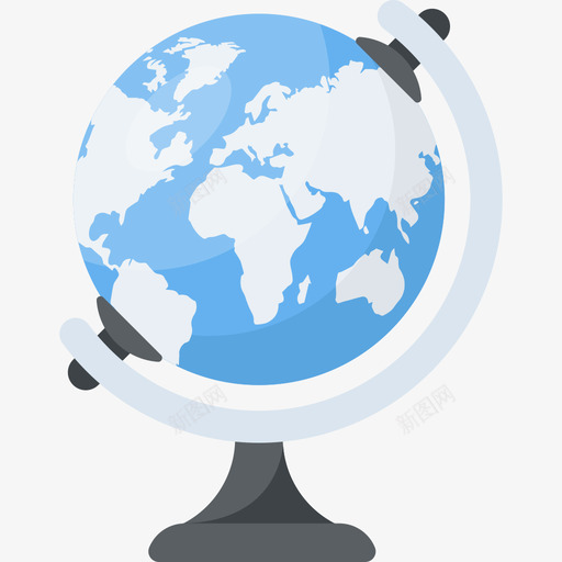 地球仪旅行和地点2平面图标svg_新图网 https://ixintu.com 地球仪 平面 旅行和地点2