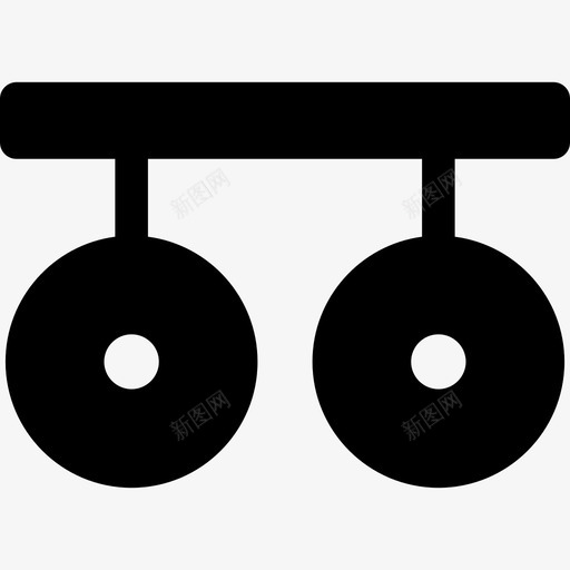 戒指健身器材11填充图标svg_新图网 https://ixintu.com 健身器材11 填充 戒指