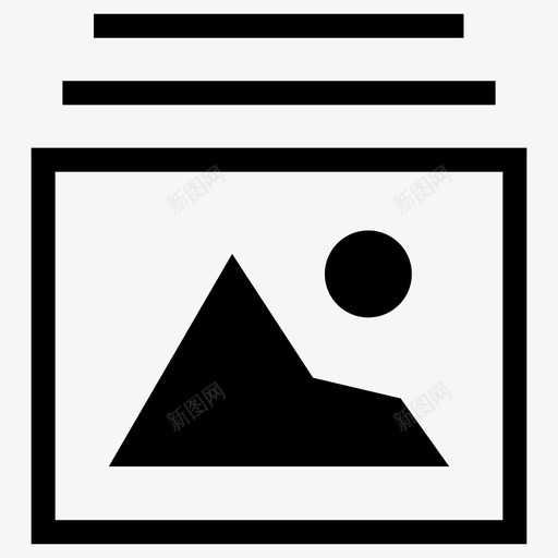 照片相册图库图标svg_新图网 https://ixintu.com 公文包 图库 照片 画册 相册