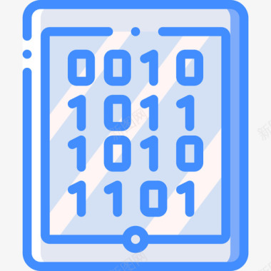 平板电脑数据安全9蓝色图标图标