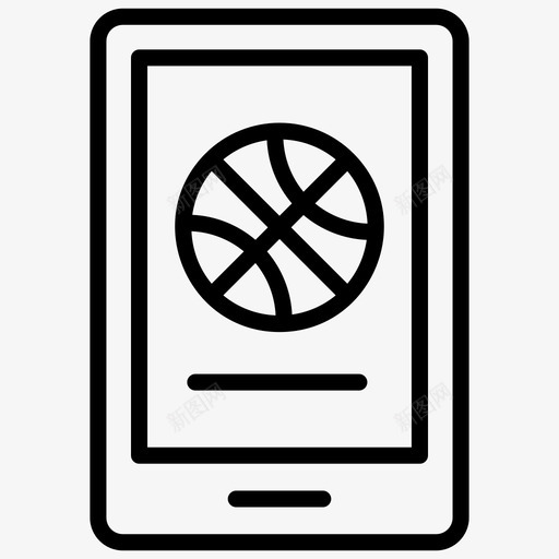 在线游戏篮球游戏电子游戏图标svg_新图网 https://ixintu.com 在线游戏 游戏应用 电子游戏 篮球游戏 篮球线图标