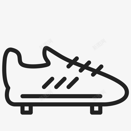 鞋球足球图标svg_新图网 https://ixintu.com 球 足球 运动 鞋