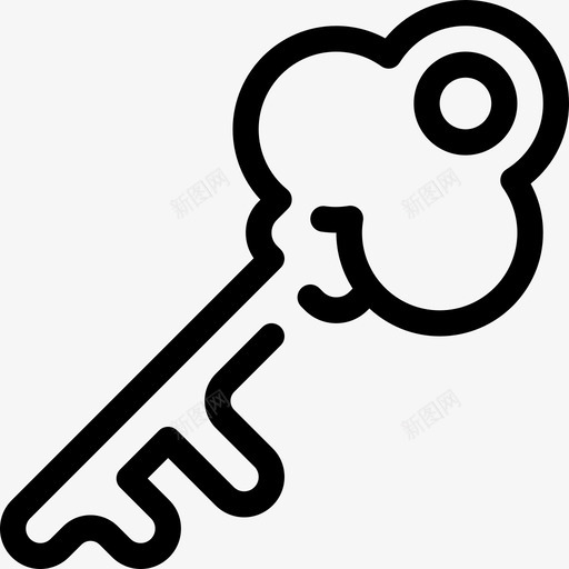 钥匙安全32线性图标svg_新图网 https://ixintu.com 安全32 线性 钥匙