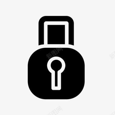 安全性密钥web图标图标