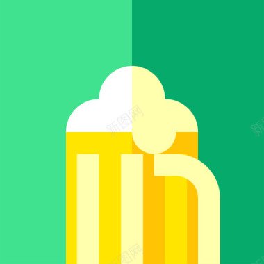 啤酒生活方式2淡啤酒图标图标