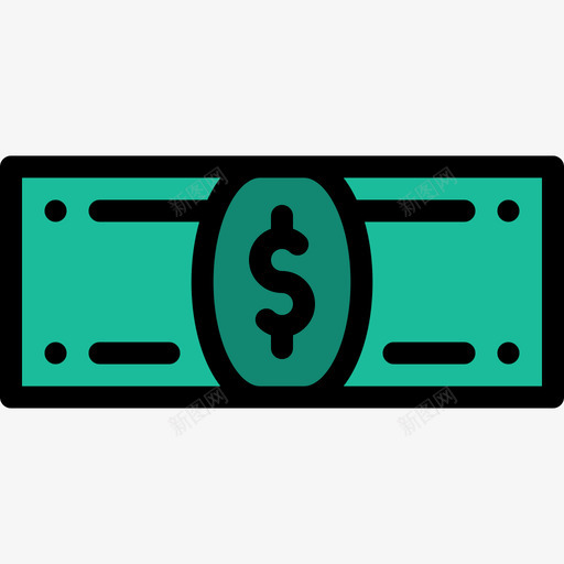 现金业务156线性颜色图标svg_新图网 https://ixintu.com 业务156 现金 线性颜色