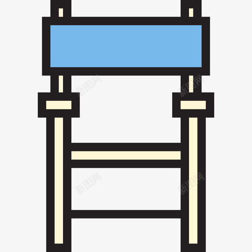 椅子家用家具5线性颜色图标svg_新图网 https://ixintu.com 家用家具5 椅子 线性颜色