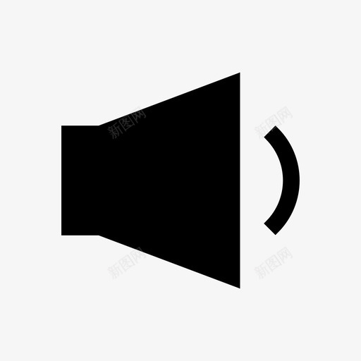 声音音量控制音频按钮声音图标svg_新图网 https://ixintu.com 声音 音量控制音频按钮声音