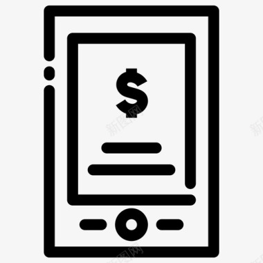 手机银行电子支付网上银行图标图标