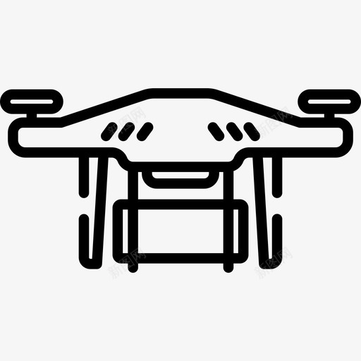 无人机技术16直线型图标svg_新图网 https://ixintu.com 技术16 无人机 直线型