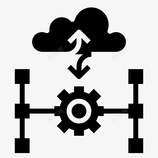 云共享云计算云数据库图标svg_新图网 https://ixintu.com 云共享 云技术坚实 云数据库 云计算 天气 天空