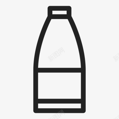 水瓶健康食品补水图标图标