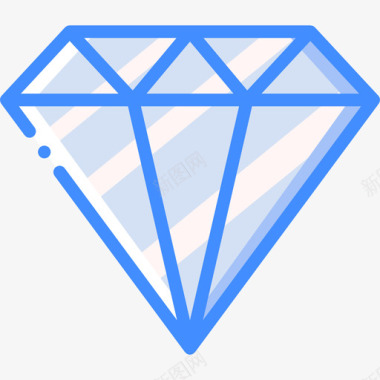 钻石电子游戏8蓝色图标图标