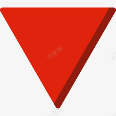 三角形符号24扁平图标图标