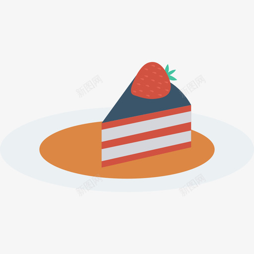 一块蛋糕食品饮料3平的图标svg_新图网 https://ixintu.com 一块蛋糕 平的 食品饮料3