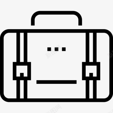 公文包数字营销38线性图标图标