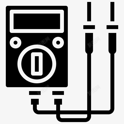 欧姆表大气电气图标svg_新图网 https://ixintu.com 大气 工业 欧姆表 电子 电气 重工业和电力工业固体