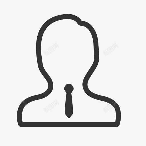 个人svg_新图网 https://ixintu.com 个人 个人，个人中心，我，我的，头像，男，男士，人物 线性 单色 圆润 简约