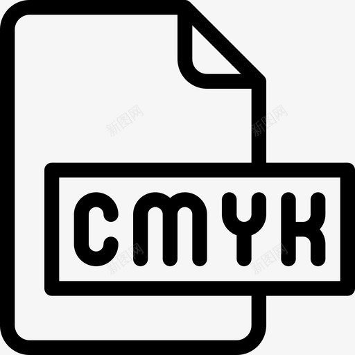 Cmyk打印18线性图标svg_新图网 https://ixintu.com Cmyk 打印18 线性