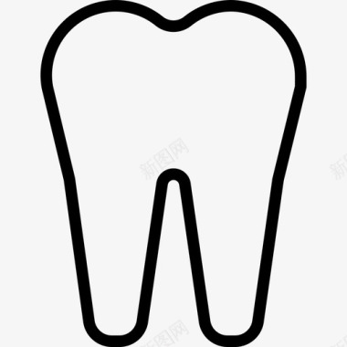 牙医医疗保健4直系图标图标