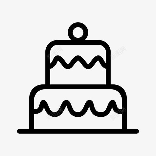 蛋糕奶油蛋糕派对图标svg_新图网 https://ixintu.com 奶油蛋糕 派对 派对第一卷 蛋糕