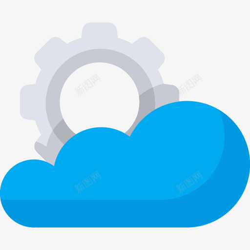 云计算技术支持13扁平图标svg_新图网 https://ixintu.com 云计算 扁平 技术支持13