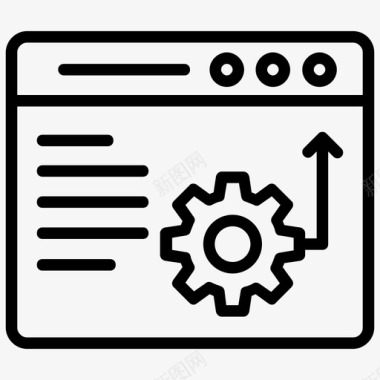 网页开发信息技术编程图标图标