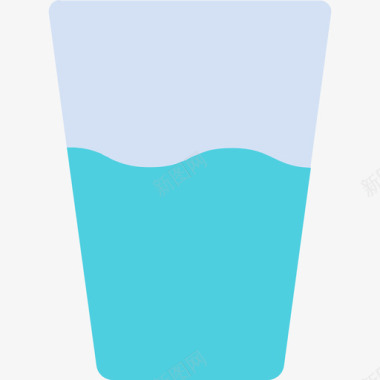 玻璃水家居元素6平的图标图标