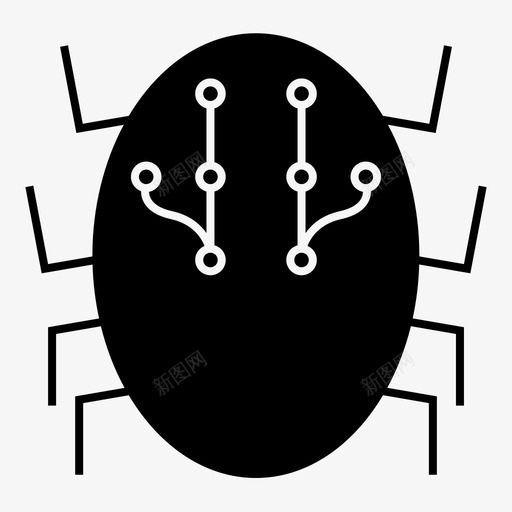 错误代码编码图标svg_新图网 https://ixintu.com 代码 开发人员 病毒 编码 节点 错误
