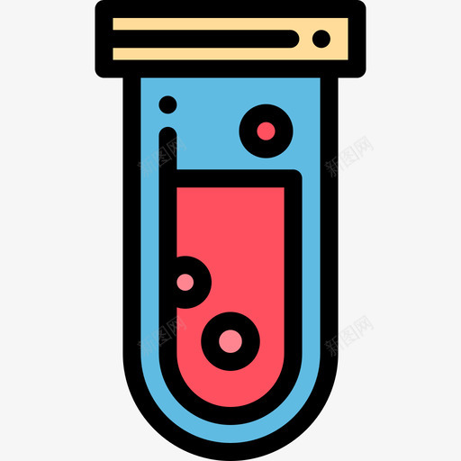 试管医疗器械9线性颜色图标svg_新图网 https://ixintu.com 医疗器械9 线性颜色 试管