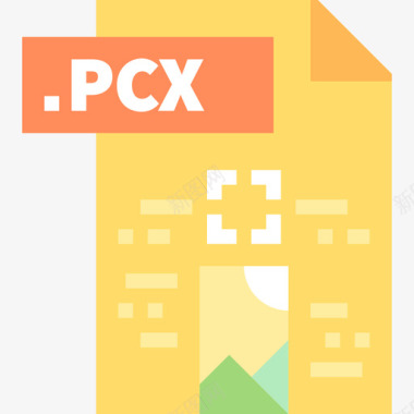 Pcx文件23扁平图标图标