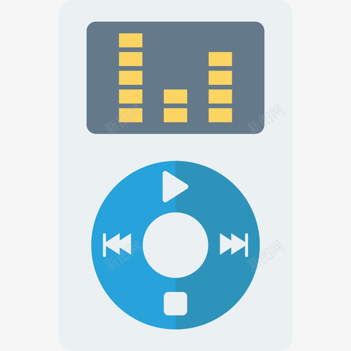 音乐播放器移动智能设备平板电脑图标svg_新图网 https://ixintu.com 平板电脑 移动智能设备 音乐播放器