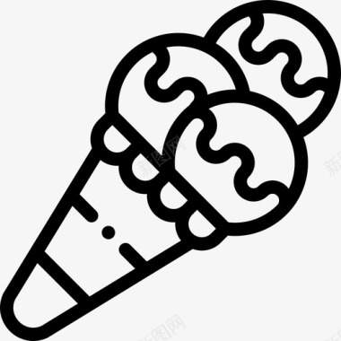 冰淇淋37岁生日直系图标图标