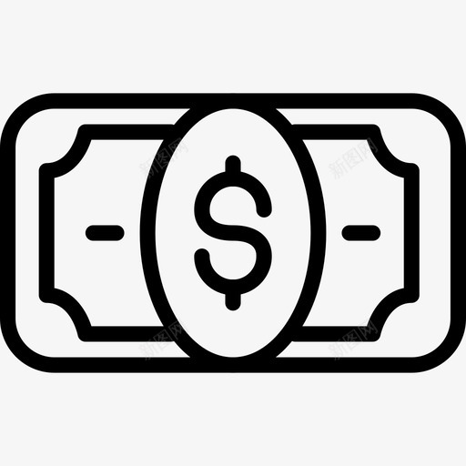 货币和现金业务支付图标svg_新图网 https://ixintu.com 业务 圆形图标经济和金融 支付 货币和现金