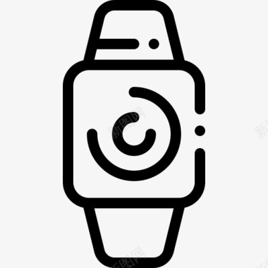 智能手表技术31线性图标图标
