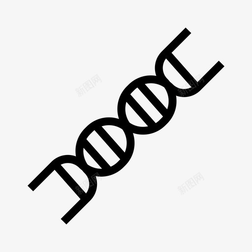 dna知识科学图标svg_新图网 https://ixintu.com dna 知识 研究 科学