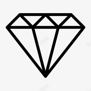 钻石宝石投资图标图标
