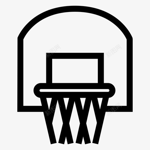 篮球圈篮球篮板篮球图标svg_新图网 https://ixintu.com 篮球图片 篮球圈 篮球篮板