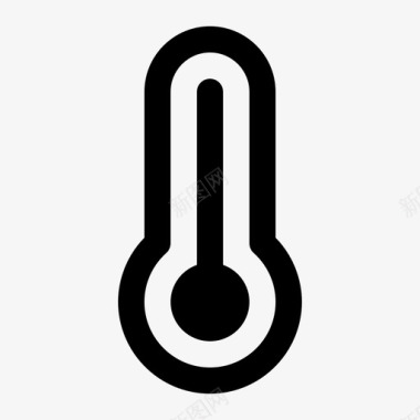 温度计摄氏度诊所图标图标